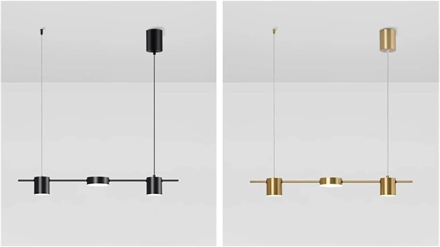 لوسترهای مدرن LED برای اتاق نشیمن، میز ناهارخوری، لوستر سقفی، چراغ آویز آشپزخانه، دکور مدرن، طلایی - 3 کلاهک - سفید گرم لوسترهای مدرن LED برای اتاق نشیمن، میز ناهارخوری، لوستر سقفی، چراغ آویز آشپزخانه، دکور مدرن، طلایی - 3 کلاهک - سفید گرم