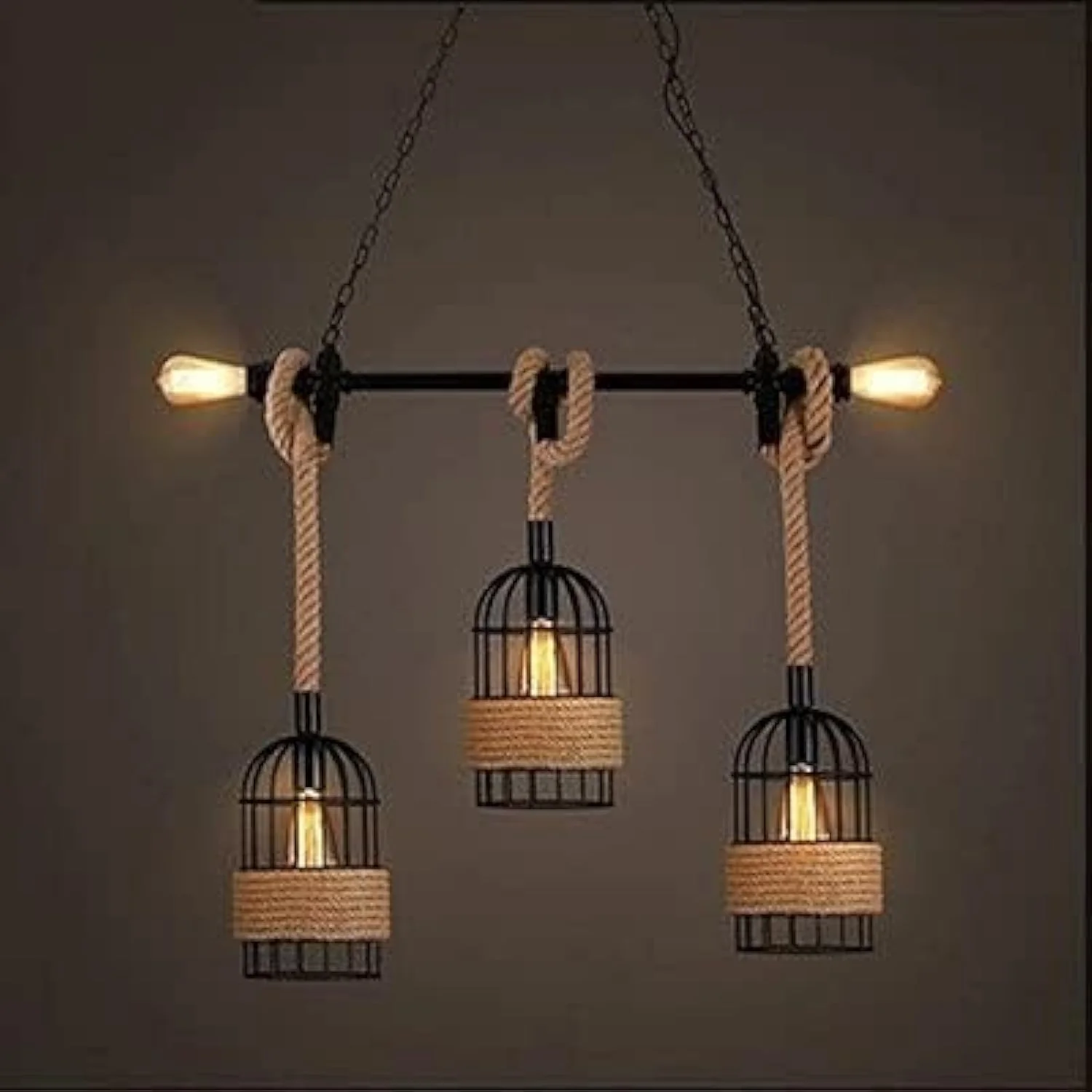 لوستر های لوکس سبک صنعتی آمریکایی با آهن و کنف (لوستر 2 تکه با 10 عدد لامپ) لوستر های لوکس سبک صنعتی آمریکایی با آهن و کنف (لوستر 2 تکه با 10 عدد لامپ)