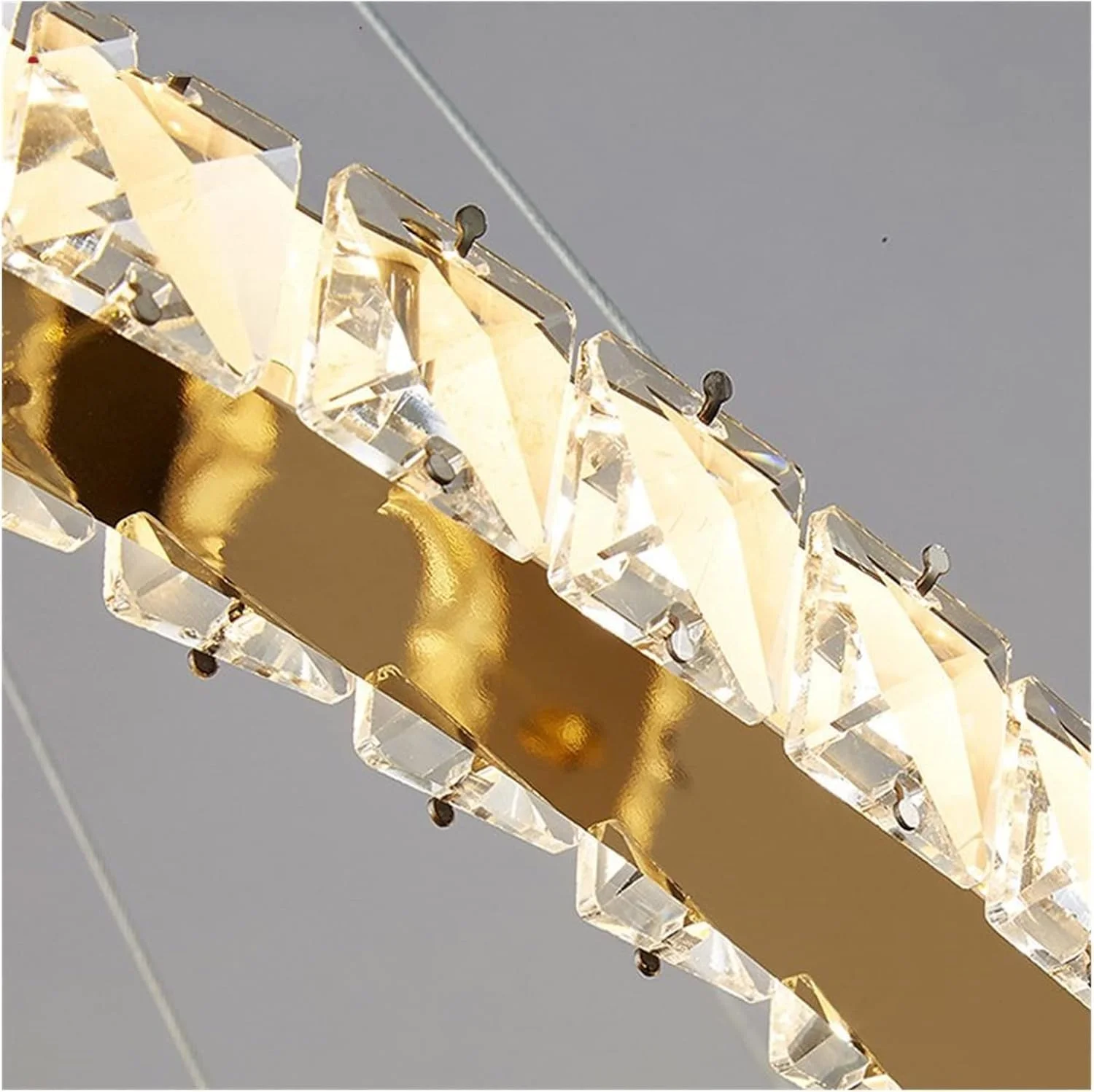 لوستر مدرن LED، چراغ آویز اتاق نشیمن، لوستر طلایی تیتانیومی مناسب برای اتاق خواب، آشپزخانه، اتاق غذاخوری، دیمر دار با ریموت، دکور مدرن، 3 حلقه 30-50-70 سانتی متر - دیمینگ لوستر مدرن LED، چراغ آویز اتاق نشیمن، لوستر طلایی تیتانیومی مناسب برای اتاق خواب، آشپزخانه، اتاق غذاخوری، دیمر دار با ریموت، دکور مدرن، 3 حلقه 30-50-70 سانتی متر - دیمینگ