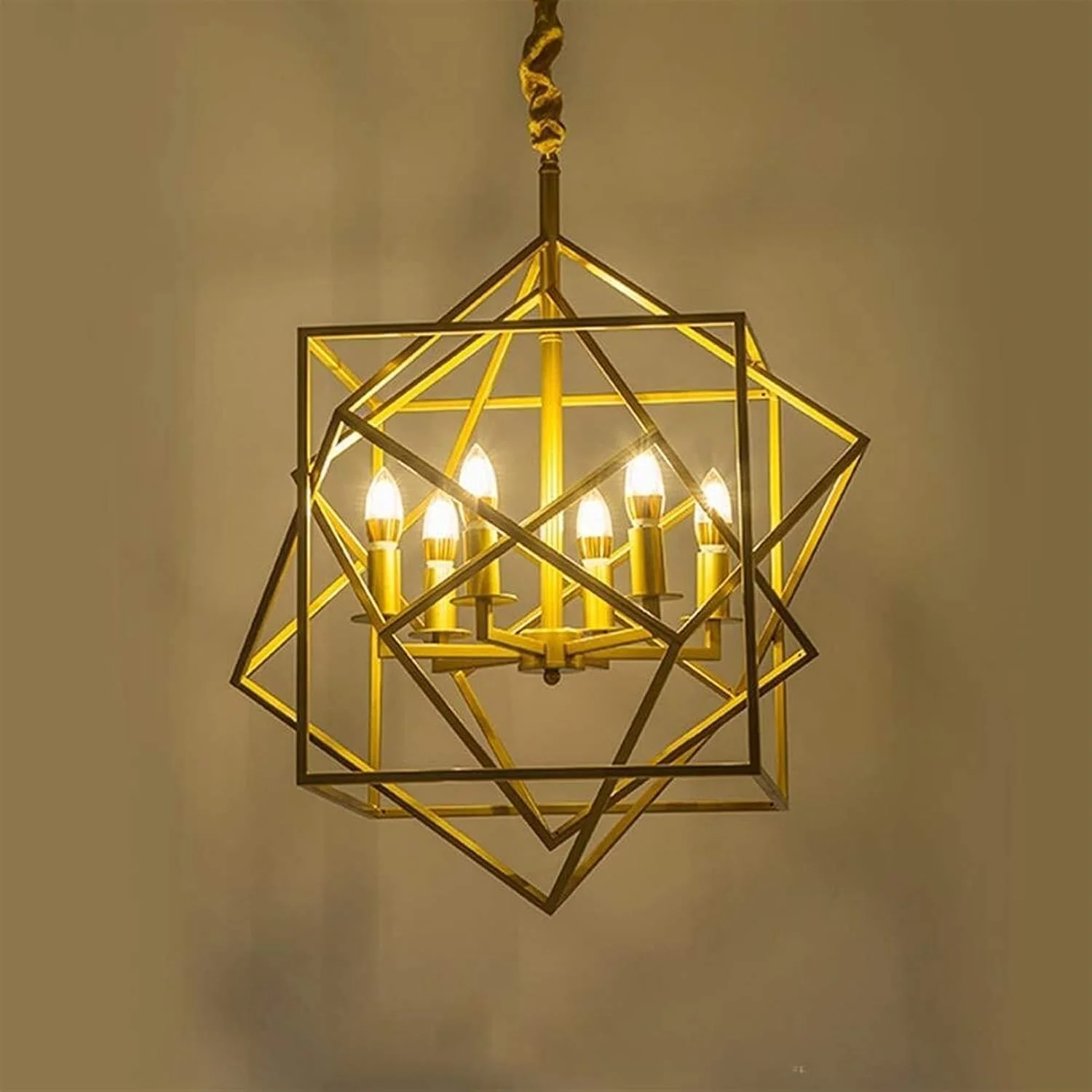 لوستر رستوران پستمدرن عالی، لوستر مسی خلاقانه مینیمالیستی اتاق خواب هنری، کافه، آهن فرفورژه، مکعب الماس طلایی مسی لوستر رستوران پستمدرن عالی، لوستر مسی خلاقانه مینیمالیستی اتاق خواب هنری، کافه، آهن فرفورژه، مکعب الماس طلایی مسی