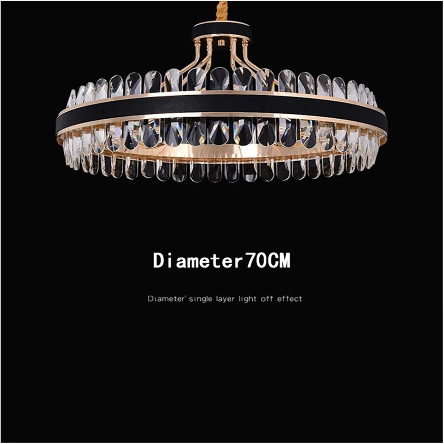 لوستر کریستالی ال ای دی مدرن آویز گرد/مستطیلی طلایی سازگار با نورپردازی دکوراسیون منزل، دکور مدرن لوستر کریستالی ال ای دی مدرن آویز گرد/مستطیلی طلایی سازگار با نورپردازی دکوراسیون منزل، دکور مدرن