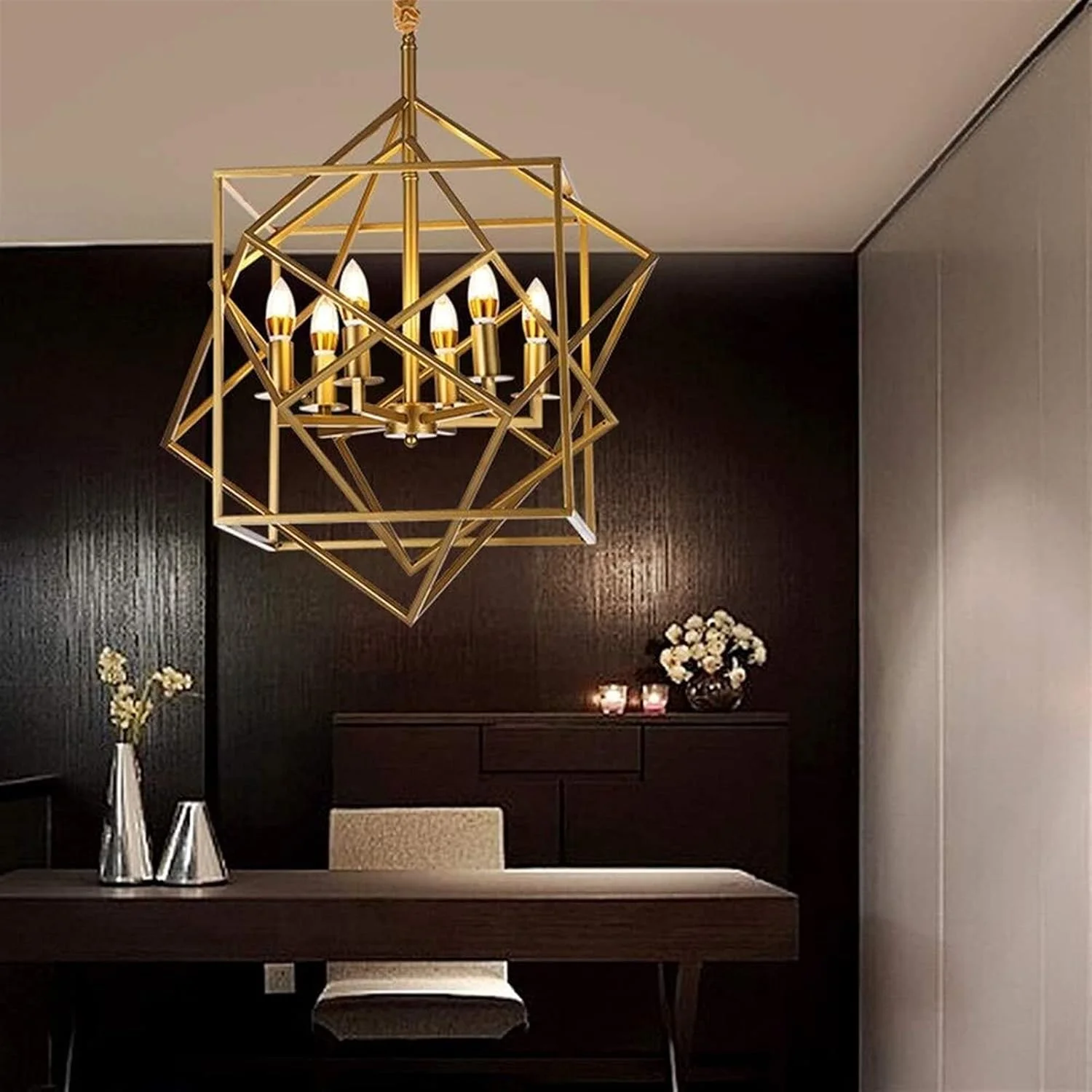 لوستر رستوران پستمدرن عالی، لوستر مسی خلاقانه مینیمالیستی اتاق خواب هنری، کافه، آهن فرفورژه، مکعب الماس طلایی مسی لوستر رستوران پستمدرن عالی، لوستر مسی خلاقانه مینیمالیستی اتاق خواب هنری، کافه، آهن فرفورژه، مکعب الماس طلایی مسی