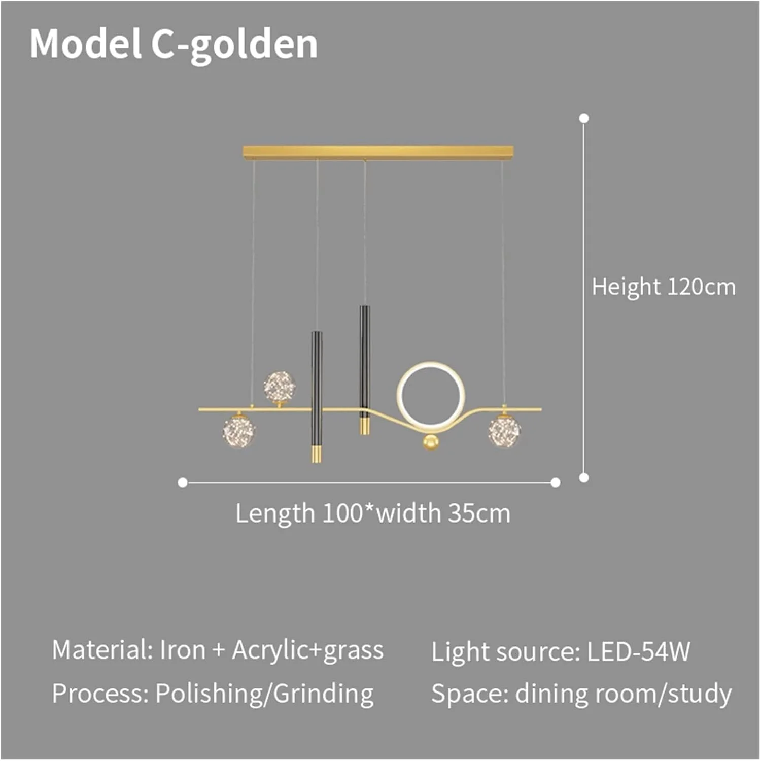 لوستر مدرن LED، لوستر رستورانی مدرن LED، چراغ رومیزی بار، دکوراسیون شخصی سازگار با آشپزخانه، چراغ آویز طلایی خطی، لوستر مدرن LED، مدل C-golden100cm-Threecolor لوستر مدرن LED، لوستر رستورانی مدرن LED، چراغ رومیزی بار، دکوراسیون شخصی سازگار با آشپزخانه، چراغ آویز طلایی خطی، لوستر مدرن LED، مدل C-golden100cm-Threecolor