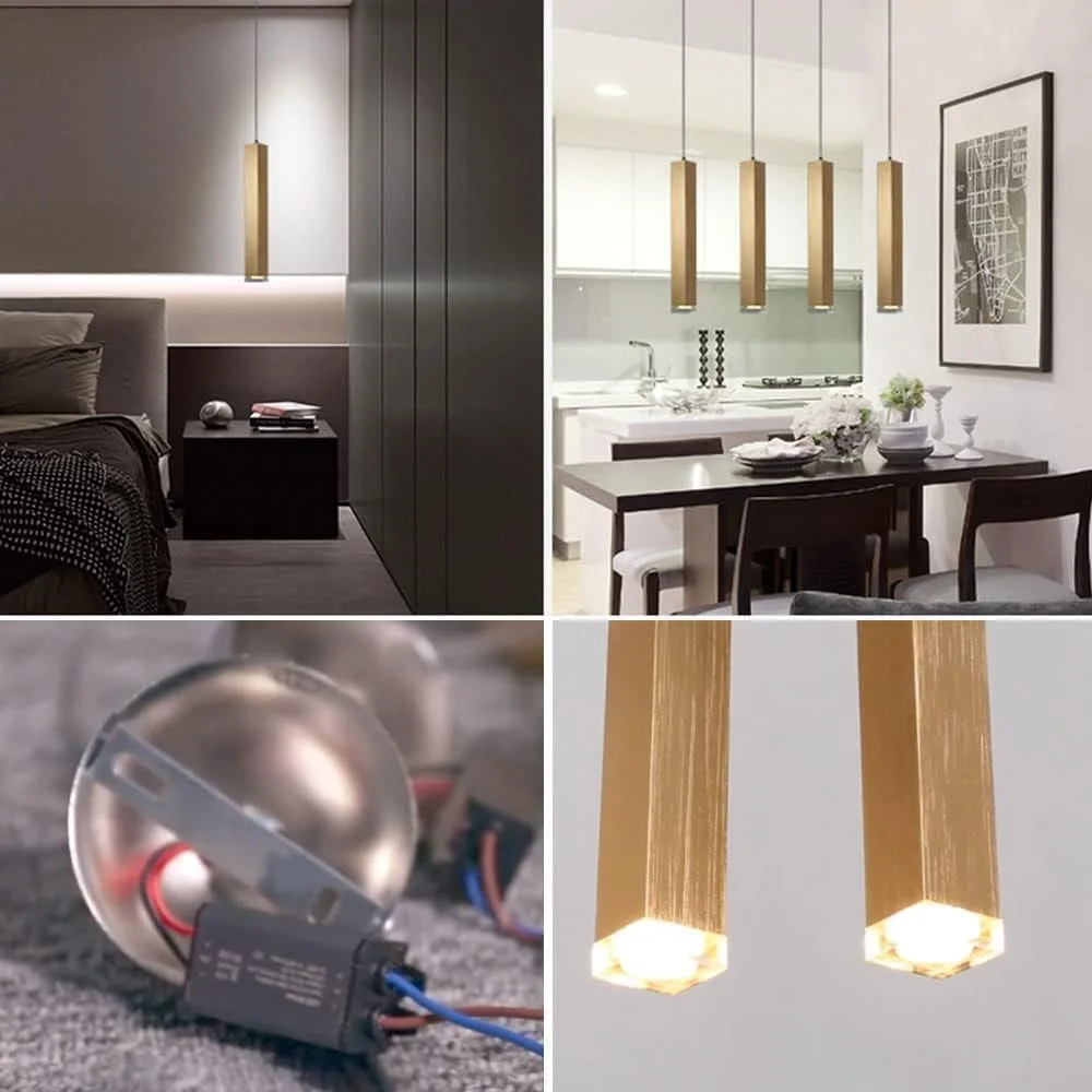 لوستر خطی مدرن ال ای دی 3 وات، آویز لوله ای باریک، طلایی، مناسب برای جزیره آشپزخانه، چراغ آویز بلند، برای اتاق نشیمن، تک رنگ - 20 سانتی متر لوستر خطی مدرن ال ای دی 3 وات، آویز لوله ای باریک، طلایی، مناسب برای جزیره آشپزخانه، چراغ آویز بلند، برای اتاق نشیمن، تک رنگ - 20 سانتی متر