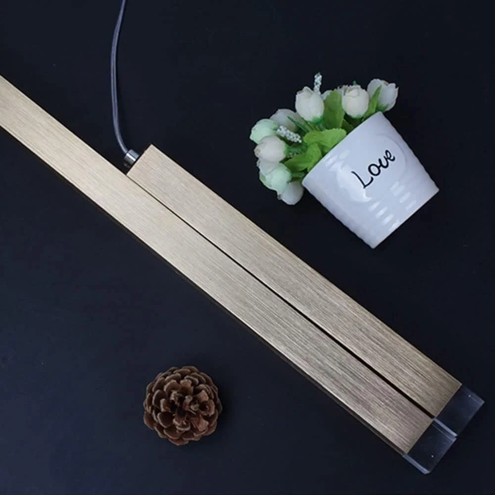 لوستر خطی مدرن ال ای دی 3 وات، آویز لوله ای باریک طلایی، چراغ آویز جزیره آشپزخانه میله ای بلند، مناسب برای اتاق نشیمن، تک رنگ - 60 سانتی متر لوستر خطی مدرن ال ای دی 3 وات، آویز لوله ای باریک طلایی، چراغ آویز جزیره آشپزخانه میله ای بلند، مناسب برای اتاق نشیمن، تک رنگ - 60 سانتی متر