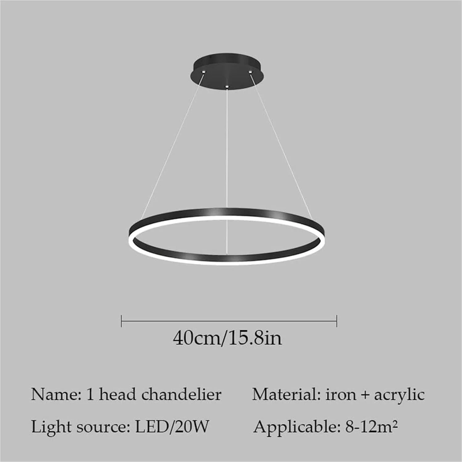 لوستر حلقه فلزی آویز سقفی، مناسب برای اتاق ناهارخوری، آشپزخانه و نشیمن لوستر حلقه فلزی آویز سقفی، مناسب برای اتاق ناهارخوری، آشپزخانه و نشیمن