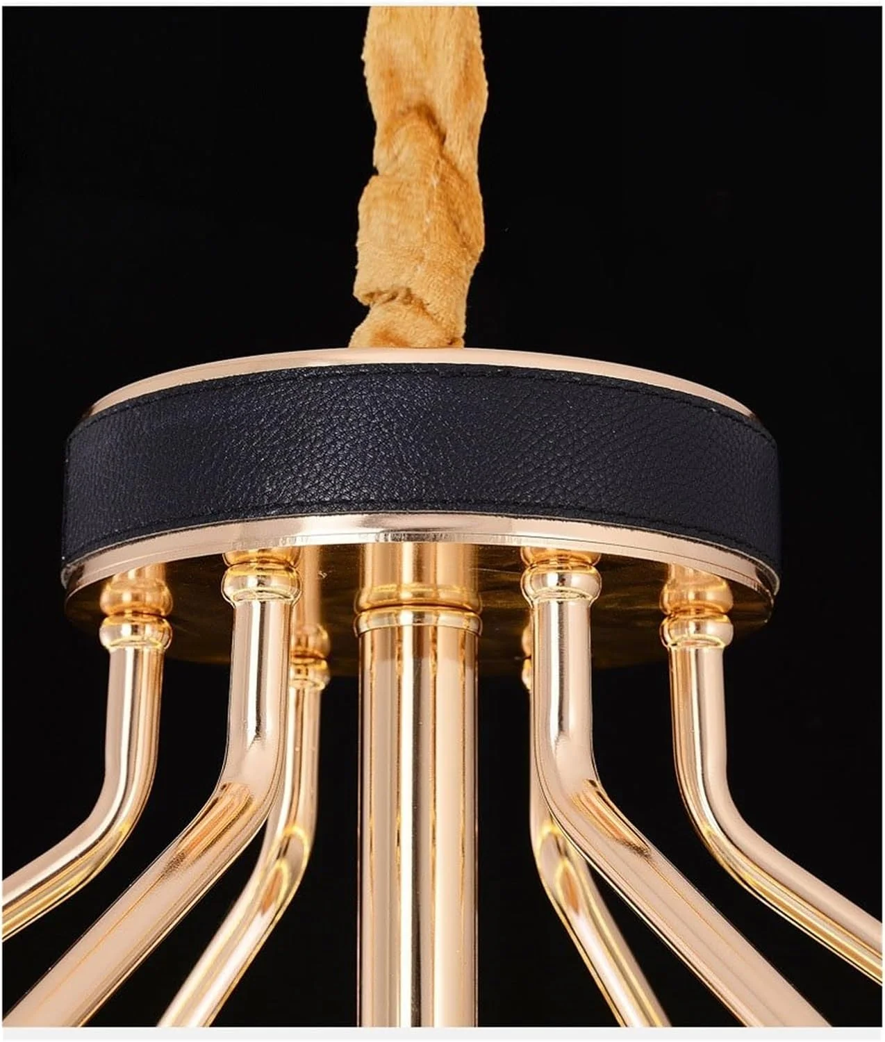 لوستر کریستالی ال ای دی مدرن آویز گرد/مستطیلی طلایی سازگار با نورپردازی دکوراسیون منزل، دکور مدرن لوستر کریستالی ال ای دی مدرن آویز گرد/مستطیلی طلایی سازگار با نورپردازی دکوراسیون منزل، دکور مدرن