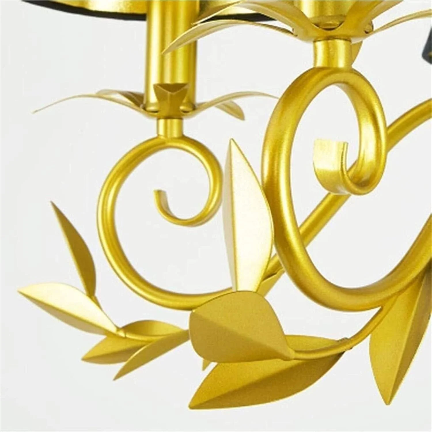 لوستر کلاسیک عالی E14 با 3 لامپ، لوستر آهنی طلایی، آباژور پارچه ای مشکی، لوستر رمانتیک و ظریف با قابلیت تنظیم ارتفاع حداکثر 40 وات مناسب اتاق خواب لوستر کلاسیک عالی E14 با 3 لامپ، لوستر آهنی طلایی، آباژور پارچه ای مشکی، لوستر رمانتیک و ظریف با قابلیت تنظیم ارتفاع حداکثر 40 وات مناسب اتاق خواب