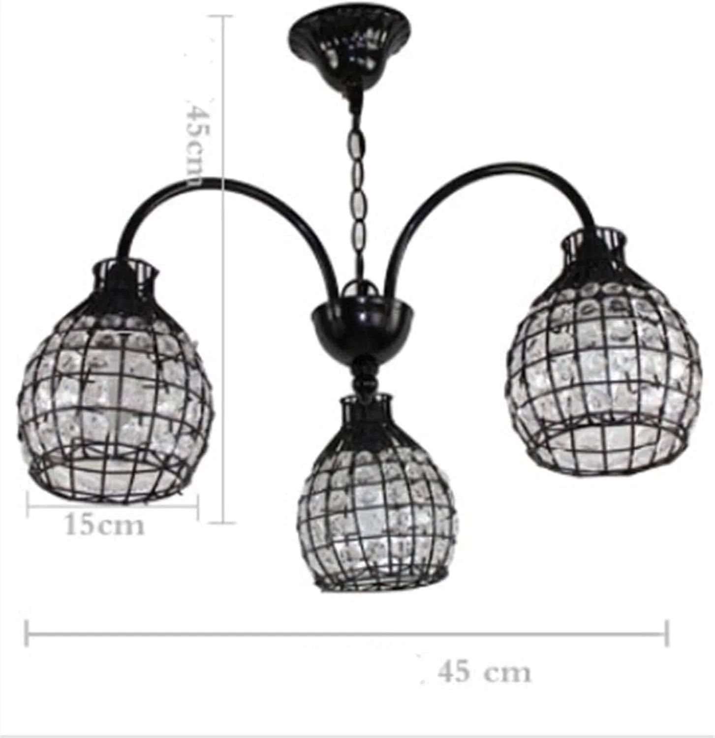 لوستر شاخه ای مناسب نورپردازی داخلی، لامپ ال ای دی 3 شعله، شاخه های آکریلیک، مناسب اتاق نشیمن و اتاق خواب، لوستر فلزی، نور سفید لوستر شاخه ای مناسب نورپردازی داخلی، لامپ ال ای دی 3 شعله، شاخه های آکریلیک، مناسب اتاق نشیمن و اتاق خواب، لوستر فلزی، نور سفید