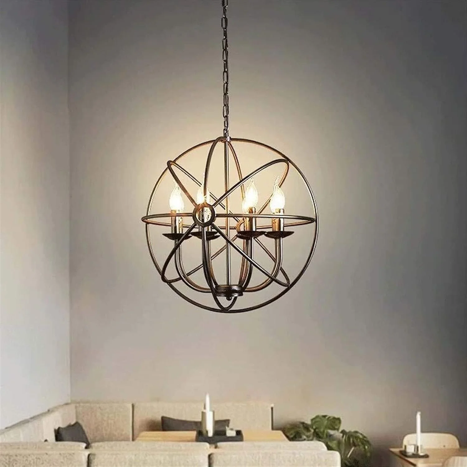 لوستر لوستر عالی مدرن مینیمالیستی کروی تک لوستر اتاق نشیمن اتاق خواب ناهار خوری روشنایی لوستر آهن فرفورژه لامپ های سیاه لوستر لوستر عالی مدرن مینیمالیستی کروی تک لوستر اتاق نشیمن اتاق خواب ناهار خوری روشنایی لوستر آهن فرفورژه لامپ های سیاه