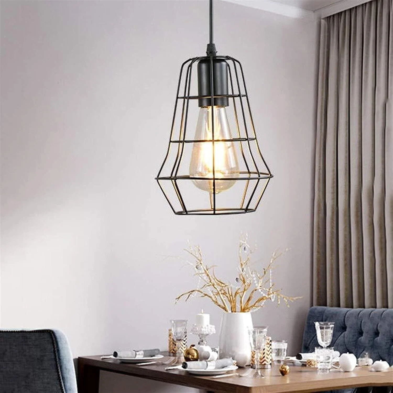 لوستر سقفی آهنی عالی LED لوستر رترو E27 ساده مدرن آمریکایی اتاق مطالعه اتاق خواب اتاق نشیمن ناهار خوری بار کافی شاپ لوستر سقفی آهنی عالی LED لوستر رترو E27 ساده مدرن آمریکایی اتاق مطالعه اتاق خواب اتاق نشیمن ناهار خوری بار کافی شاپ