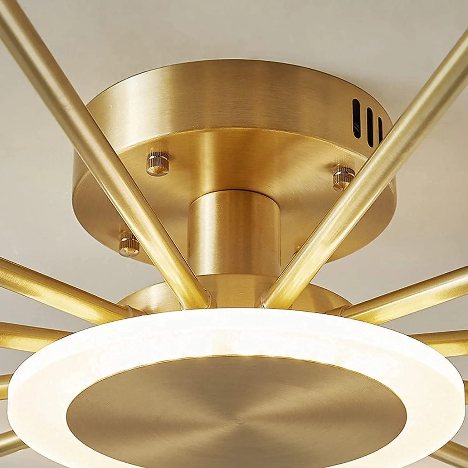 لوستر آویز لوکس، لوستر مدرن مسی چراغ های سقفی اتاق ناهار خوری G9 فانوس آویز طلایی، لوستر