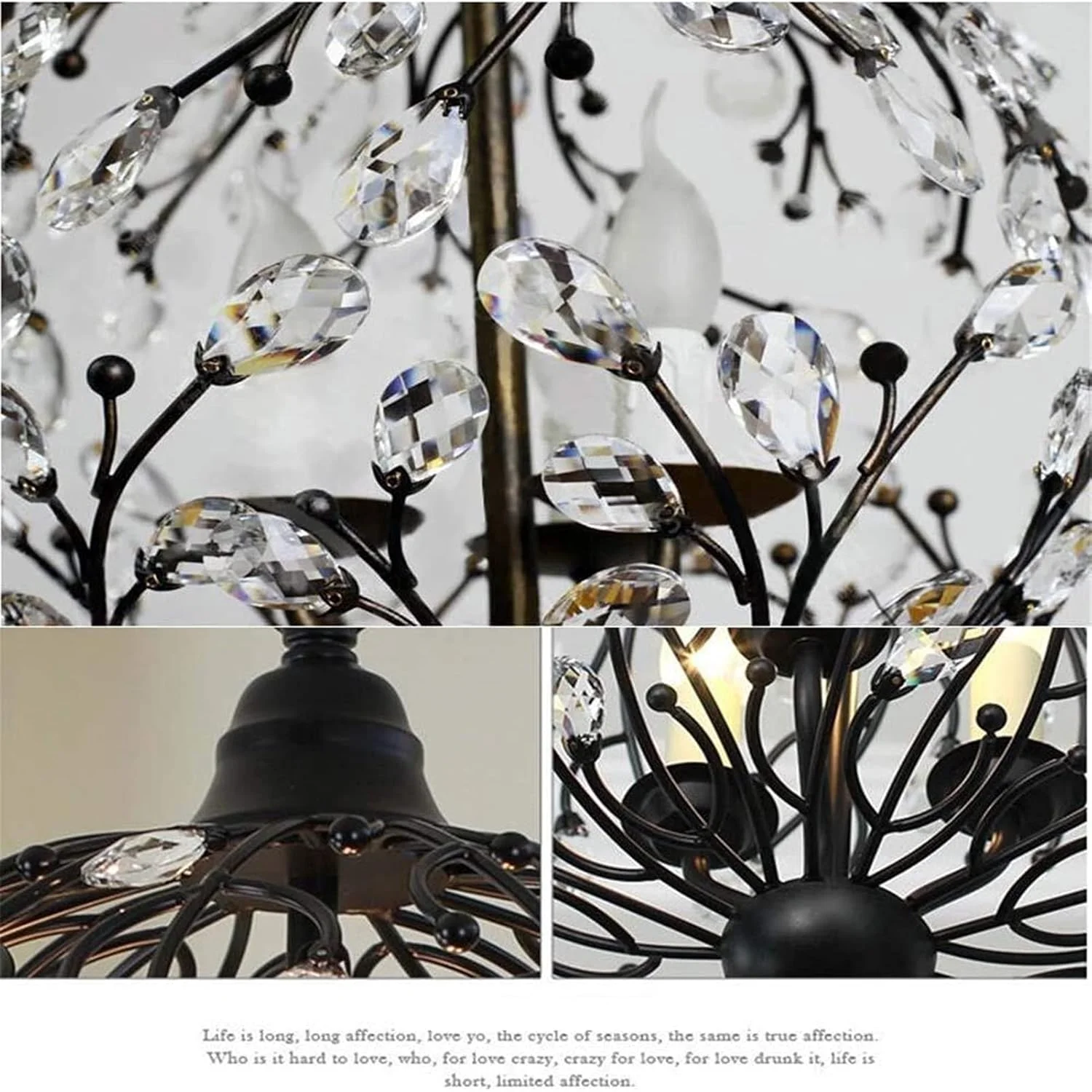 لوستر ال ای دی عالی طرح آمریکایی روستایی، آهنی، گرد، توخالی، هنری، لوستر کریستالی رترو، مناسب رستوران، اتاق نشیمن، چایخانه، لوستر کریستالی شاخه گلی لوستر ال ای دی عالی طرح آمریکایی روستایی، آهنی، گرد، توخالی، هنری، لوستر کریستالی رترو، مناسب رستوران، اتاق نشیمن، چایخانه، لوستر کریستالی شاخه گلی