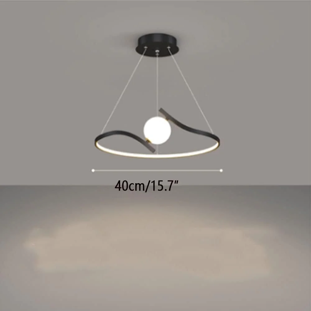 لوستر مدرن، چراغ آویز طلایی/مشکی با سرپیچ آهنی و حباب آکریلیک، چراغ آویز ال ای دی، دکور مدرن، تک رنگ - 50 سانتی متر لوستر مدرن، چراغ آویز طلایی/مشکی با سرپیچ آهنی و حباب آکریلیک، چراغ آویز ال ای دی، دکور مدرن، تک رنگ - 50 سانتی متر
