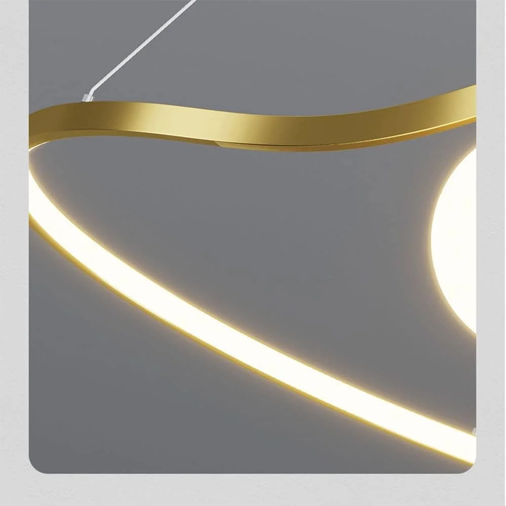 لوستر مدرن، چراغ آویز طلایی/مشکی با سرپیچ آهنی و حباب آکریلیک، چراغ آویز ال ای دی، دکور مدرن، طلایی-40 سانتی متر لوستر مدرن، چراغ آویز طلایی/مشکی با سرپیچ آهنی و حباب آکریلیک، چراغ آویز ال ای دی، دکور مدرن، طلایی-40 سانتی متر