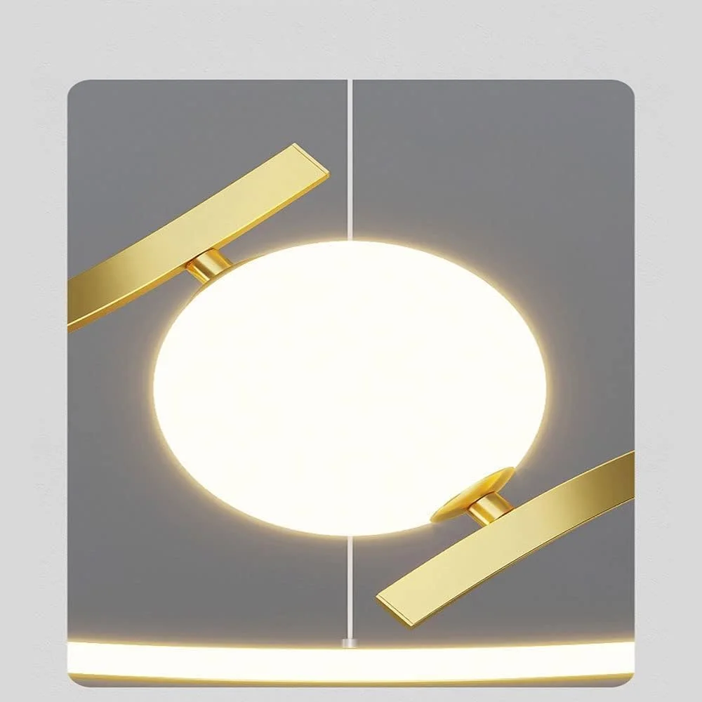 لوستر مدرن، چراغ آویز طلایی/مشکی با سرپیچ آهنی و حباب آکریلیک، چراغ آویز ال ای دی، دکور مدرن، طلایی-40 سانتی متر لوستر مدرن، چراغ آویز طلایی/مشکی با سرپیچ آهنی و حباب آکریلیک، چراغ آویز ال ای دی، دکور مدرن، طلایی-40 سانتی متر