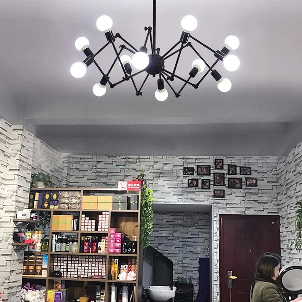 لوستر طلایی E26، چراغ آویز مدرن، روشنایی، مناسب برای آشپزخانه، اتاق نشیمن، اتاق غذاخوری، اتاق خواب، خانه های روستایی، تک رنگ - 6 شاخه لوستر طلایی E26، چراغ آویز مدرن، روشنایی، مناسب برای آشپزخانه، اتاق نشیمن، اتاق غذاخوری، اتاق خواب، خانه های روستایی، تک رنگ - 6 شاخه