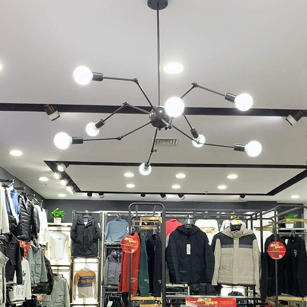 لوستر طلایی E26، چراغ آویز مدرن، روشنایی، مناسب برای آشپزخانه، اتاق نشیمن، اتاق غذاخوری، اتاق خواب، خانه های روستایی، تک رنگ - 6 شاخه لوستر طلایی E26، چراغ آویز مدرن، روشنایی، مناسب برای آشپزخانه، اتاق نشیمن، اتاق غذاخوری، اتاق خواب، خانه های روستایی، تک رنگ - 6 شاخه