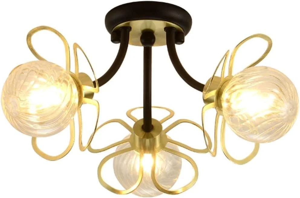 لوستر ال ای دی E27، چراغ های روشنایی داخلی، لامپ اتاق خواب، دکور مدرن، تک رنگ