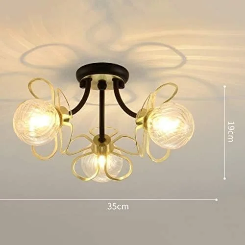 لوستر ال ای دی E27، چراغ های روشنایی داخلی، لامپ اتاق خواب، دکور مدرن، تک رنگ