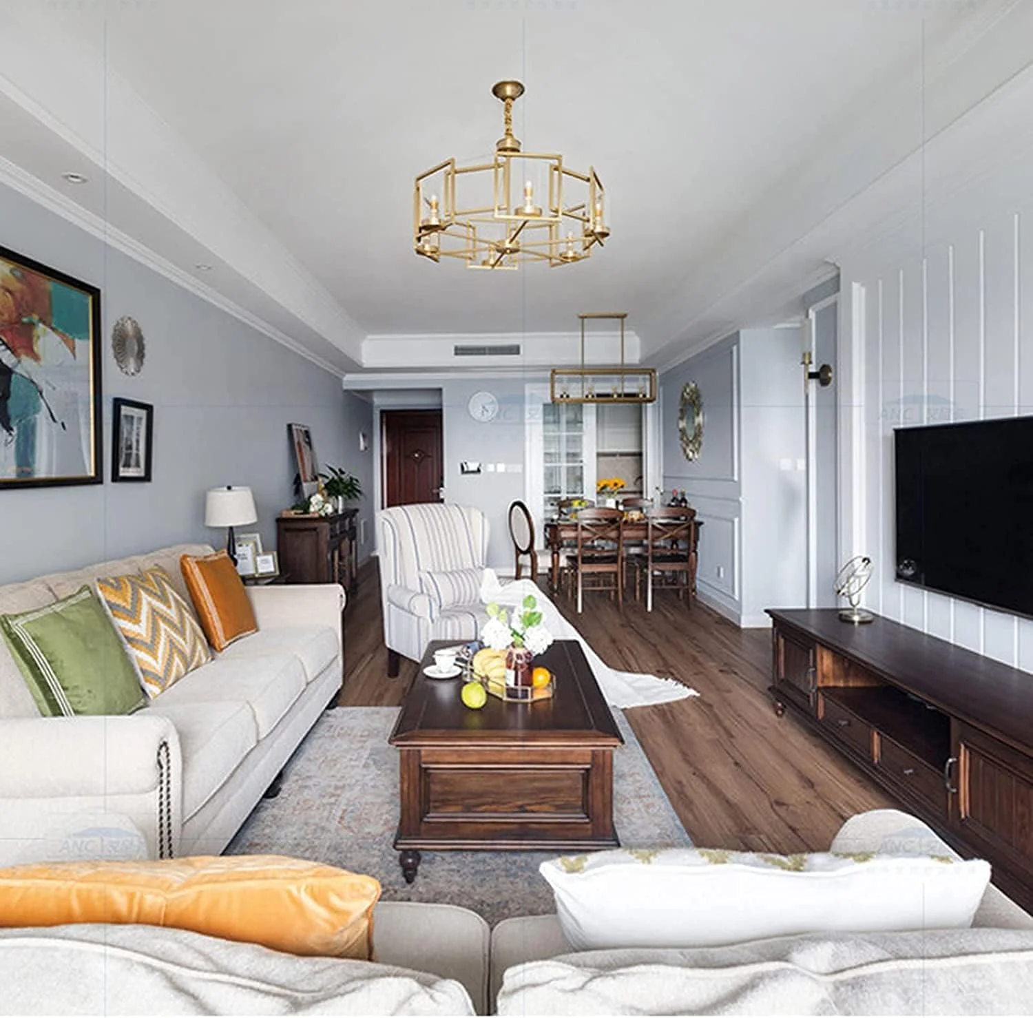 لوستر مدرن مسی آویز هندسی طلایی حباب شیشه ای لامپ سقفی E14 اتاق نشیمن رستوران اتاق خواب چراغ های آویز، لوستر