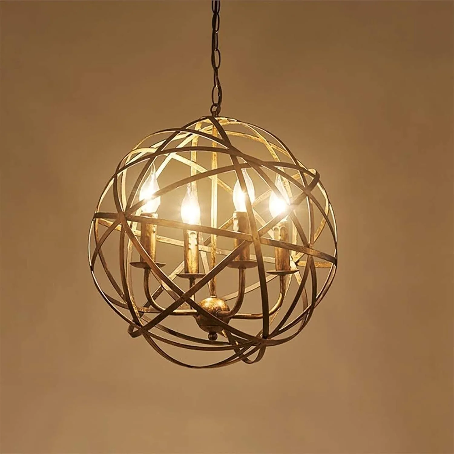 لوستر ال ای دی عالی + رشته ای، чердак یکپارچهسازی با سیستمعامل، آهن فرفورژه خلاقانه، گرد، 4 لامپ، سر قابل تنظیم، کافه بار، رستوران، لوستر/لامپ کروی لوستر ال ای دی عالی + رشته ای، чердак یکپارچهسازی با سیستمعامل، آهن فرفورژه خلاقانه، گرد، 4 لامپ، سر قابل تنظیم، کافه بار، رستوران، لوستر/لامپ کروی