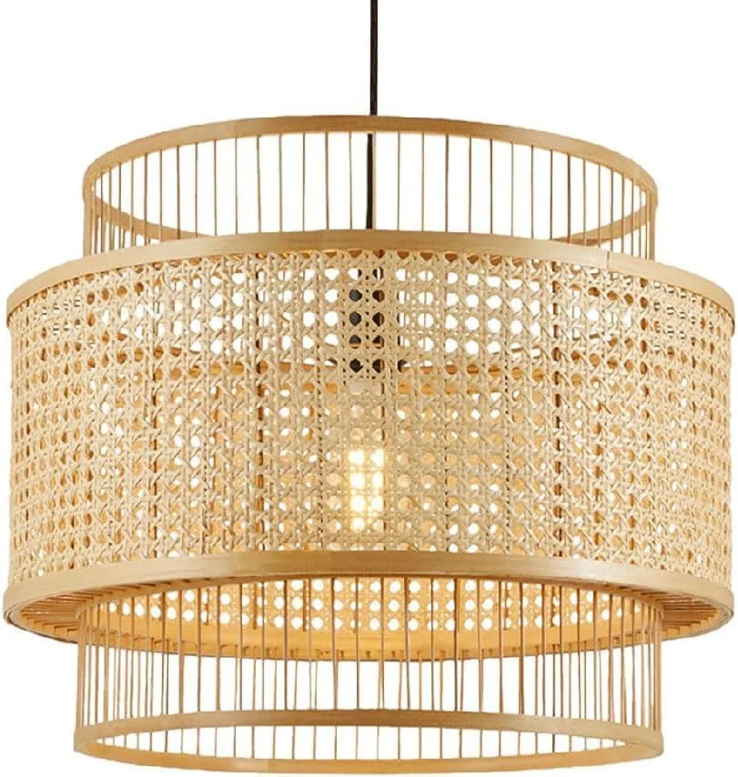 آباژور قفس لامپ بزرگ حصیری لوستر روستایی چراغ آویز سقفی چراغ های سقفی دست ساز راتان DIY روستایی، لوستر آباژور قفس لامپ بزرگ حصیری لوستر روستایی چراغ آویز سقفی چراغ های سقفی دست ساز راتان DIY روستایی، لوستر