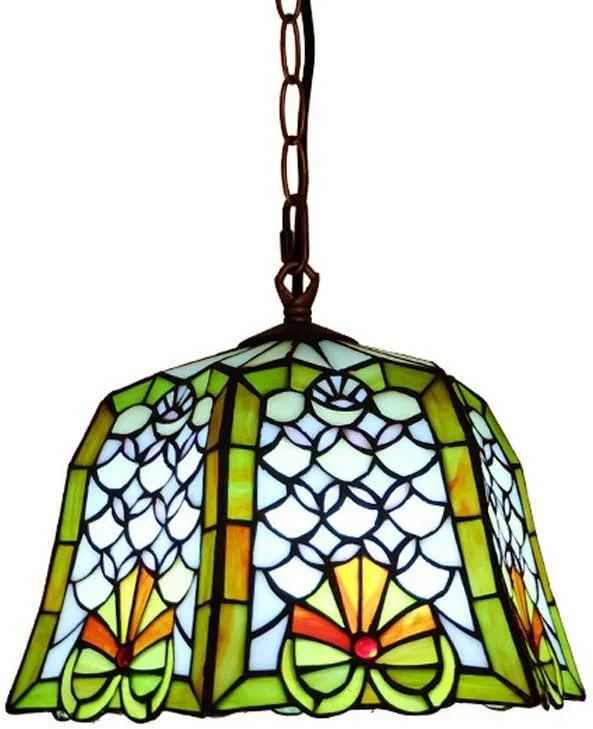 لوستر به سبک تیفانی، چراغ آویز اروپایی، چراغ های روشنایی خلاقانه شیشه ای رنگی دست ساز برای اتاق نشیمن، اتاق خواب، آشپزخانه، 30 سانتی متر لوستر به سبک تیفانی، چراغ آویز اروپایی، چراغ های روشنایی خلاقانه شیشه ای رنگی دست ساز برای اتاق نشیمن، اتاق خواب، آشپزخانه، 30 سانتی متر