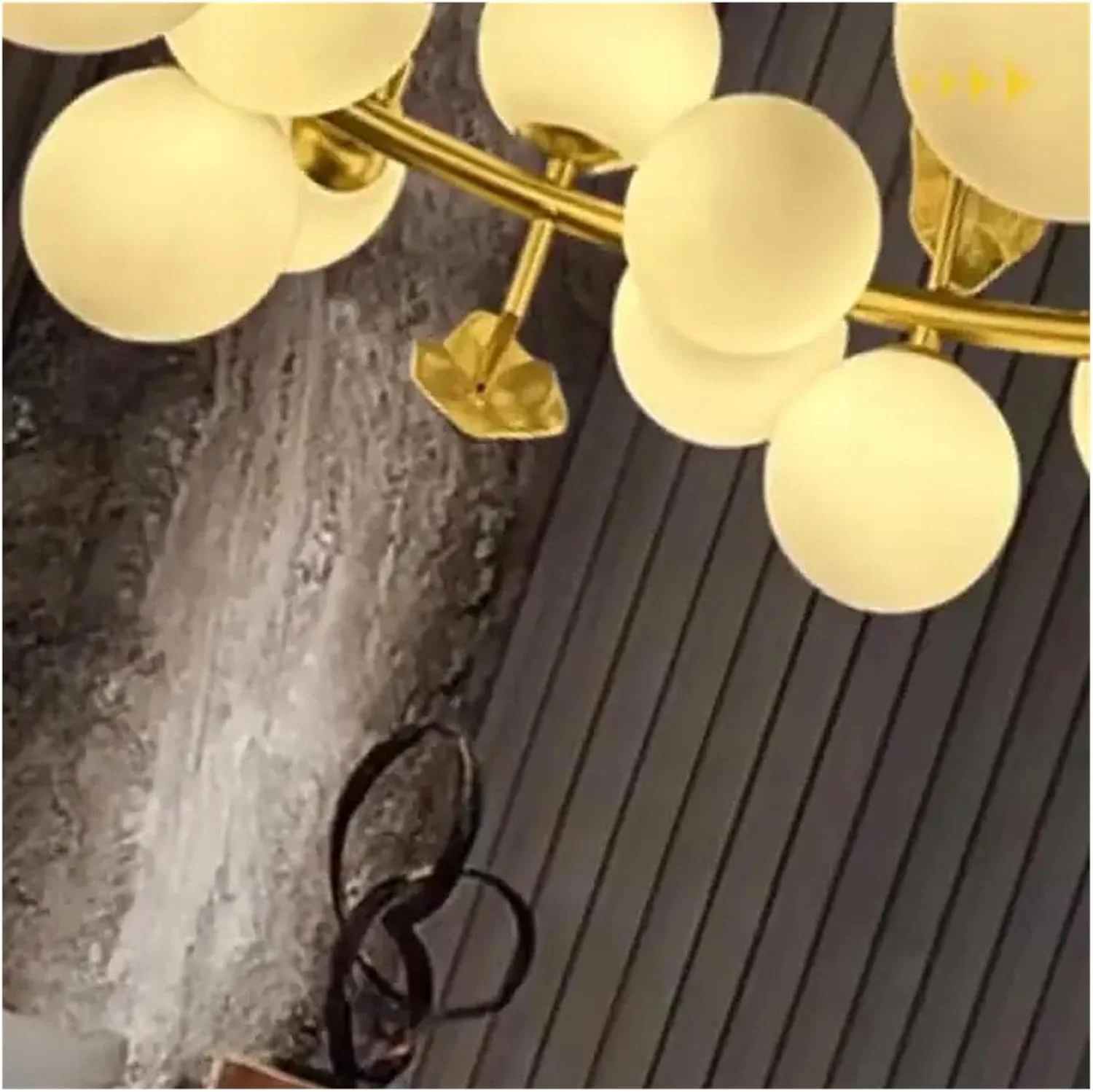 لوستر کره هنری طلایی برنجی، چراغ آویز هندسی مدرن 120 سانتی متری مناسب دکور خانه، چراغ های ال ای دی برای آشپزخانه، دکور مدرن، سفید گرم - 120 سانتی متر لوستر کره هنری طلایی برنجی، چراغ آویز هندسی مدرن 120 سانتی متری مناسب دکور خانه، چراغ های ال ای دی برای آشپزخانه، دکور مدرن، سفید گرم - 120 سانتی متر