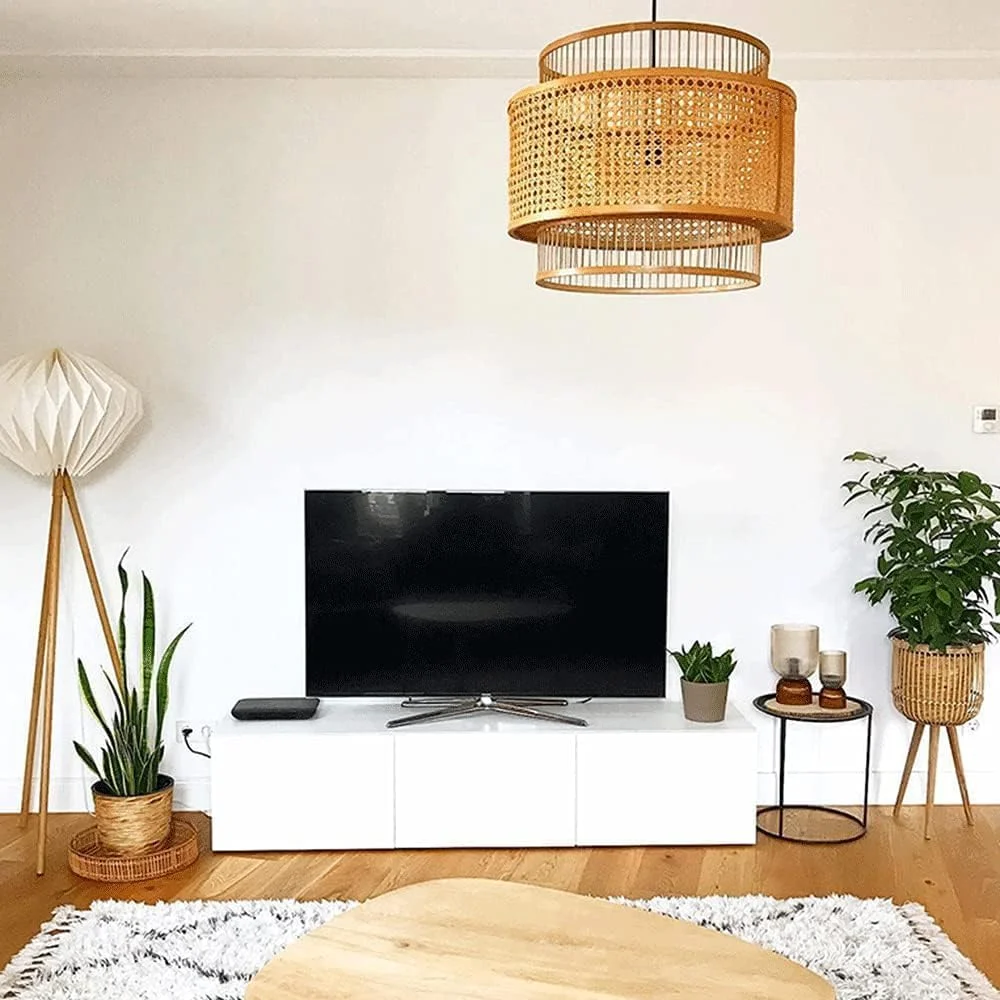 آباژور قفس لامپ بزرگ حصیری لوستر روستایی چراغ آویز سقفی چراغ های سقفی دست ساز راتان DIY روستایی، لوستر آباژور قفس لامپ بزرگ حصیری لوستر روستایی چراغ آویز سقفی چراغ های سقفی دست ساز راتان DIY روستایی، لوستر