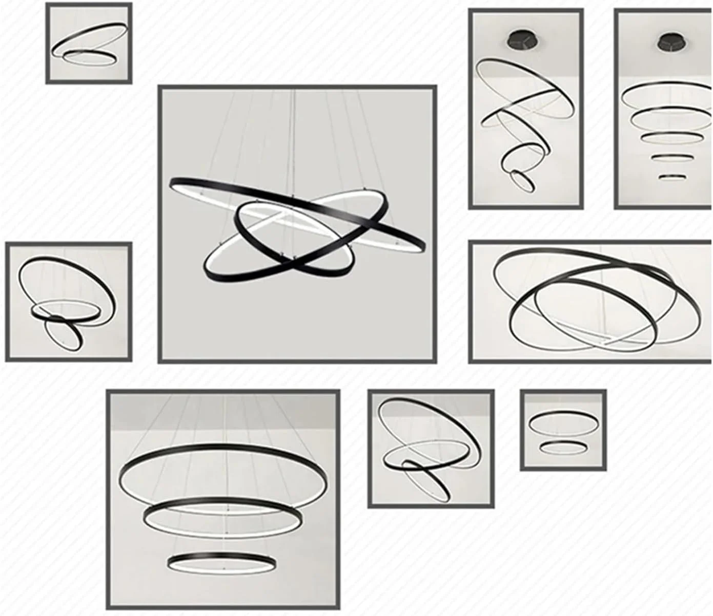 اتصالات لوستر، حلقه نوری تزئینی اتاق نشیمن، چراغ اتاق خواب، وسایل روشنایی مدرن، دکور مدرن، بیانکو - 4 حلقه 20 40 60 80 سانتی متر اتصالات لوستر، حلقه نوری تزئینی اتاق نشیمن، چراغ اتاق خواب، وسایل روشنایی مدرن، دکور مدرن، بیانکو - 4 حلقه 20 40 60 80 سانتی متر