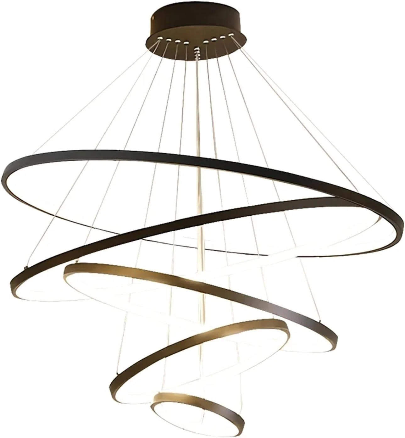 اتصالات لوستر، حلقه نوری تزئینی اتاق نشیمن، چراغ اتاق خواب، وسایل روشنایی مدرن، دکور مدرن، بیانکو - 4 حلقه 20 40 60 80 سانتی متر اتصالات لوستر، حلقه نوری تزئینی اتاق نشیمن، چراغ اتاق خواب، وسایل روشنایی مدرن، دکور مدرن، بیانکو - 4 حلقه 20 40 60 80 سانتی متر