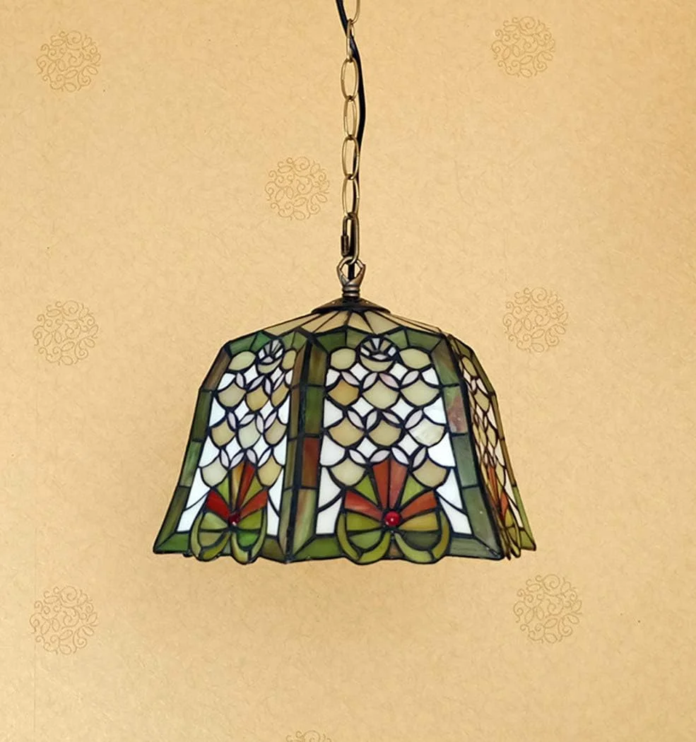 لوستر به سبک تیفانی، چراغ آویز اروپایی، چراغ های روشنایی خلاقانه شیشه ای رنگی دست ساز برای اتاق نشیمن، اتاق خواب، آشپزخانه، 30 سانتی متر لوستر به سبک تیفانی، چراغ آویز اروپایی، چراغ های روشنایی خلاقانه شیشه ای رنگی دست ساز برای اتاق نشیمن، اتاق خواب، آشپزخانه، 30 سانتی متر