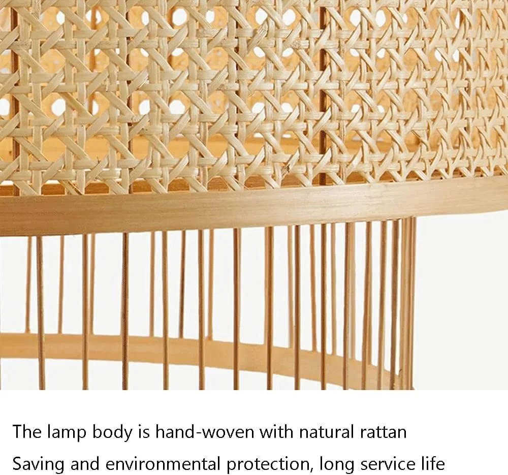 آباژور قفس لامپ بزرگ حصیری لوستر روستایی چراغ آویز سقفی چراغ های سقفی دست ساز راتان DIY روستایی، لوستر آباژور قفس لامپ بزرگ حصیری لوستر روستایی چراغ آویز سقفی چراغ های سقفی دست ساز راتان DIY روستایی، لوستر
