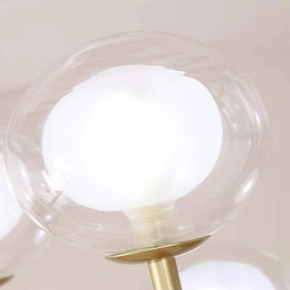 لوستر طلایی مدرن، چراغ سقفی نیمه فرورفته کلاسیک برای اتاق نشیمن لوستر طلایی مدرن، چراغ سقفی نیمه فرورفته کلاسیک برای اتاق نشیمن