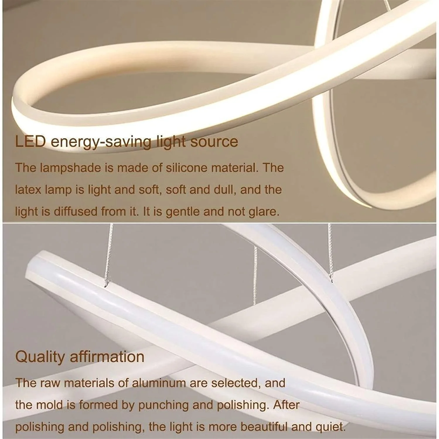 لوستر آویز LED کم نور شونده، مینیمالیسم، لوستر مدرن سفید آهن آلومینیوم، چراغ آویز خلاقانه اتاق نشیمن، اتاق غذاخوری، اتاق خواب، چراغ آویز مطالعه، آویز تزئینی ظریف لوستر آویز LED کم نور شونده، مینیمالیسم، لوستر مدرن سفید آهن آلومینیوم، چراغ آویز خلاقانه اتاق نشیمن، اتاق غذاخوری، اتاق خواب، چراغ آویز مطالعه، آویز تزئینی ظریف