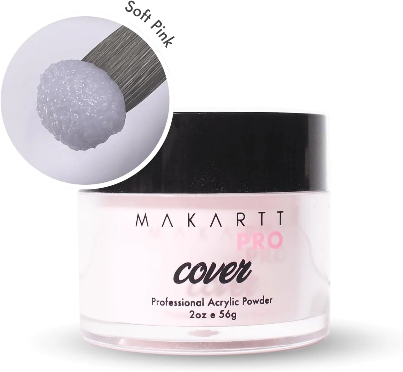 پودر اکریلیک صورتی ملایم MakarttPro - پودر پوششی 2oz برای کاشت و طراحی ناخن - مناسب برای استفاده حرفه ای پودر اکریلیک صورتی ملایم MakarttPro - پودر پوششی 2oz برای کاشت و طراحی ناخن - مناسب برای استفاده حرفه ای