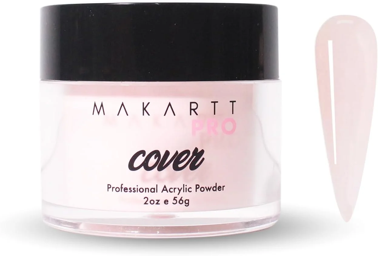 پودر اکریلیک MakarttPro - پودر پوشش اکریلیک 56 گرمی/2 اونسی برای کاشت ناخن، پودر اکریلیک عالی برای حرفه ای ها