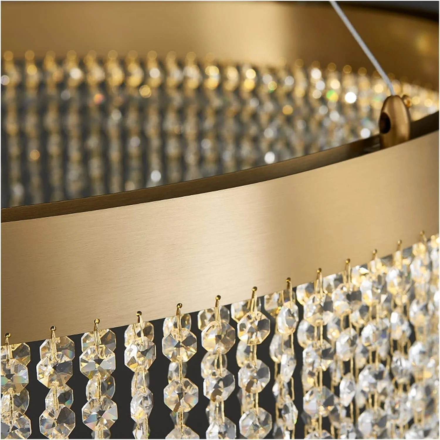 لوستر مدرن ال ای دی، لوستر کریستالی مناسب برای اتاق نشیمن طلایی دکوراسیون لوکس منزل، روشنایی آویز ال ای دی، دکور مدرن، تک رنگ-L120W35H25cm لوستر مدرن ال ای دی، لوستر کریستالی مناسب برای اتاق نشیمن طلایی دکوراسیون لوکس منزل، روشنایی آویز ال ای دی، دکور مدرن، تک رنگ-L120W35H25cm