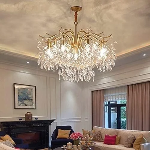 لوستر مدرن ال ای دی، لوستر کریستالی ال ای دی طلایی مشکی، نورپردازی لوکس آشپزخانه، اتاق ناهارخوری، اتاق نشیمن، اتاق خواب، دکور مدرن، تک رنگ - 7 شاخه - طلایی لوستر مدرن ال ای دی، لوستر کریستالی ال ای دی طلایی مشکی، نورپردازی لوکس آشپزخانه، اتاق ناهارخوری، اتاق نشیمن، اتاق خواب، دکور مدرن، تک رنگ - 7 شاخه - طلایی