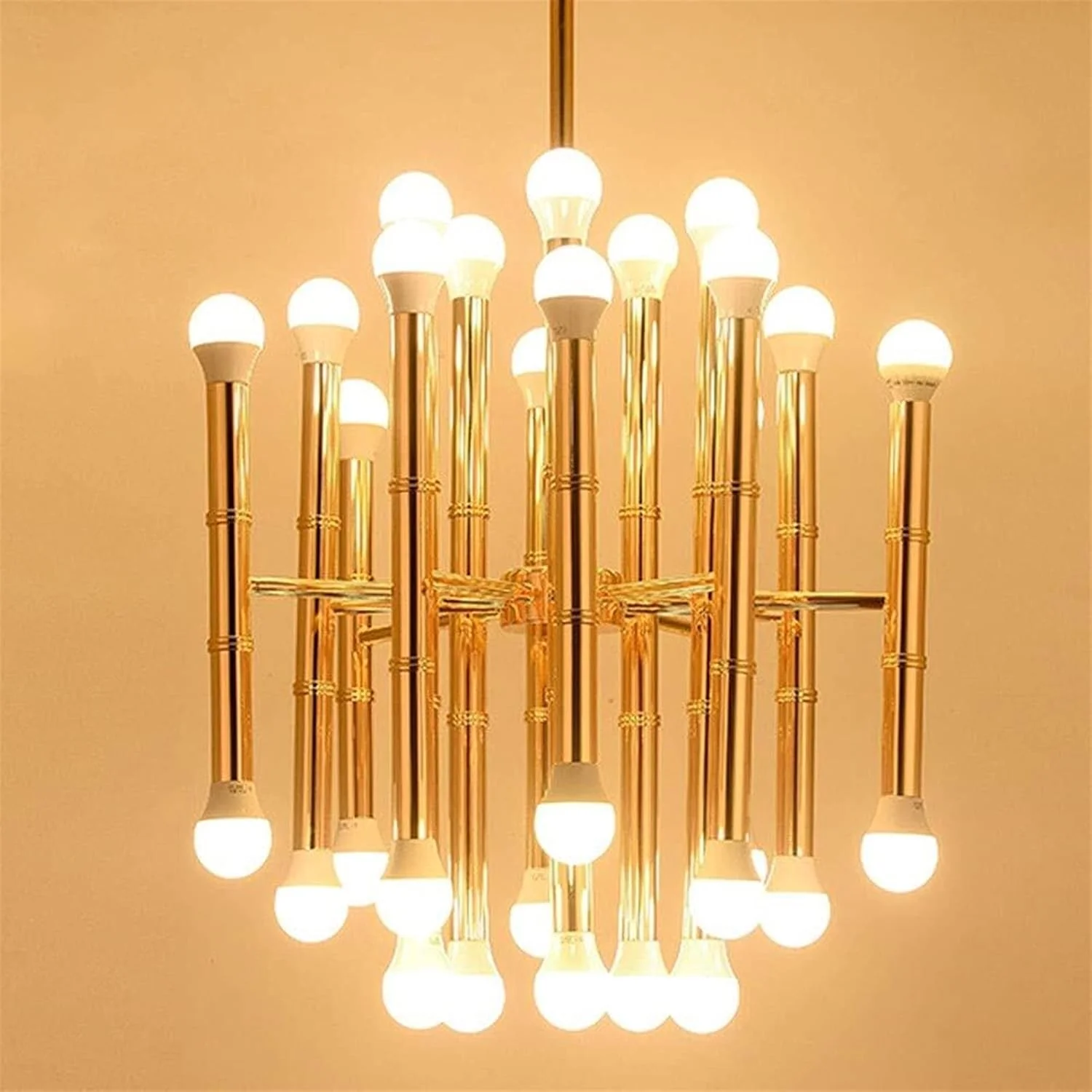 لوستر طلایی عالی اتاق نشیمن ساده، لوستر بامبو، شاخه خلاقانه، لامپ های فرفورژه، لوستر اتاق خواب رستوران خلاقانه پست مدرن، قطر 600 میلی متر لوستر طلایی عالی اتاق نشیمن ساده، لوستر بامبو، شاخه خلاقانه، لامپ های فرفورژه، لوستر اتاق خواب رستوران خلاقانه پست مدرن، قطر 600 میلی متر