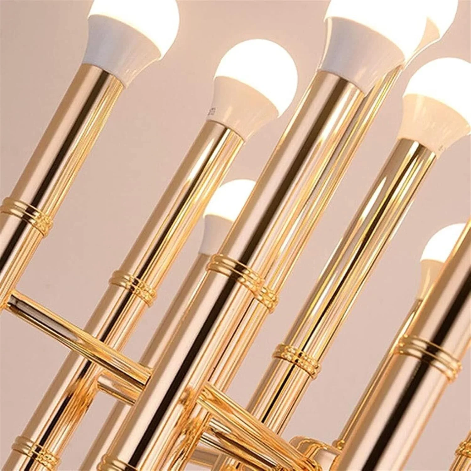 لوستر طلایی عالی اتاق نشیمن ساده، لوستر بامبو، شاخه خلاقانه، لامپ های فرفورژه، لوستر اتاق خواب رستوران خلاقانه پست مدرن، قطر 600 میلی متر لوستر طلایی عالی اتاق نشیمن ساده، لوستر بامبو، شاخه خلاقانه، لامپ های فرفورژه، لوستر اتاق خواب رستوران خلاقانه پست مدرن، قطر 600 میلی متر