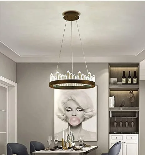 لوستر سازگار با اتاق نشیمن، اتاق خواب، اتاق مطالعه، لوستر سقفی گرد، لامپ کریستالی، لامپ آویز آشپزخانه مدرن، دکور مدرن، طلایی-D40cm/سفید سرد لوستر سازگار با اتاق نشیمن، اتاق خواب، اتاق مطالعه، لوستر سقفی گرد، لامپ کریستالی، لامپ آویز آشپزخانه مدرن، دکور مدرن، طلایی-D40cm/سفید سرد