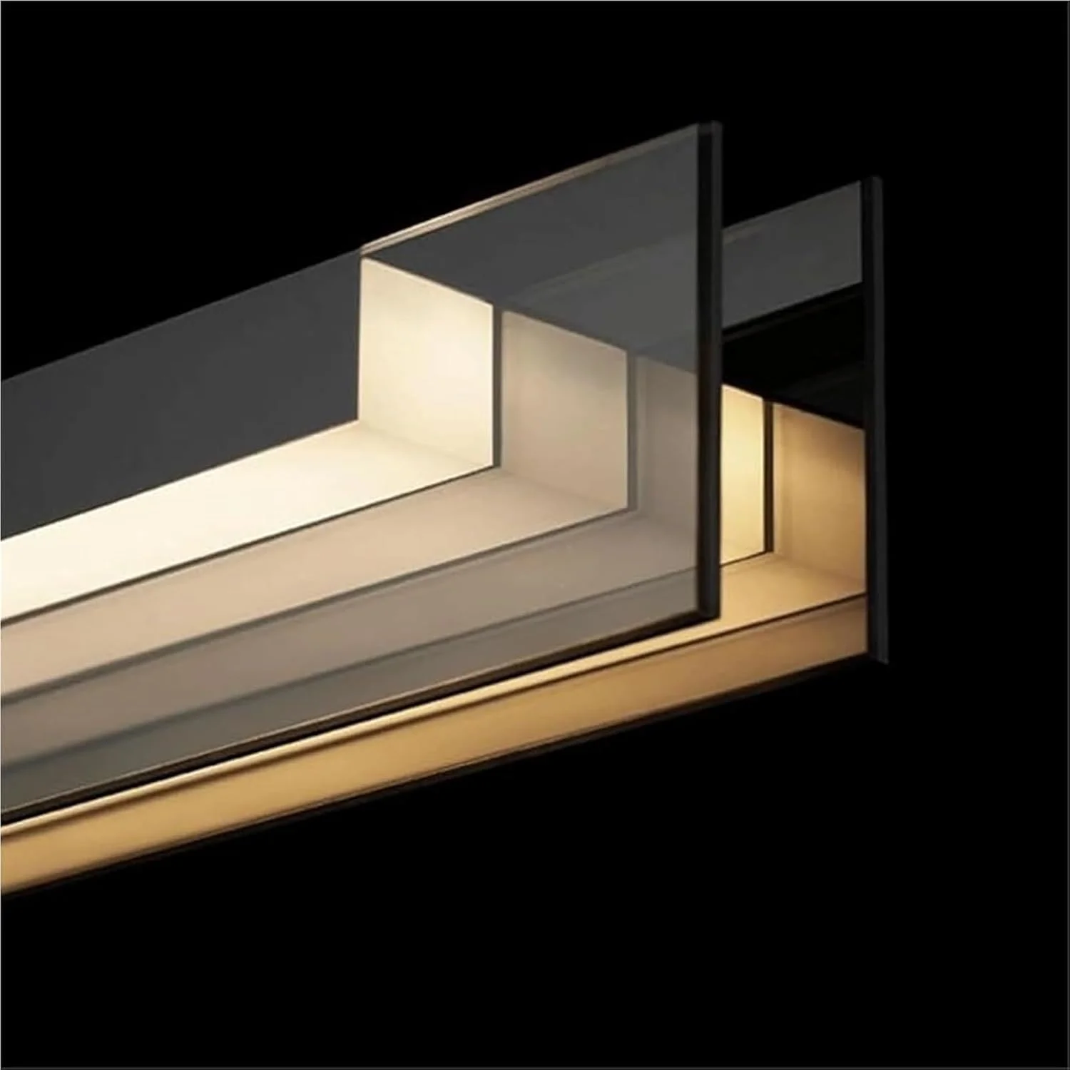 لوستر مدرن سقفی مشکی خطی آویز، مناسب آشپزخانه، جزیره و نورپردازی داخلی، لوستر آکریلیک با نوارهای 39.37 اینچی، چراغ آویز دیمر پذیر لوستر مدرن سقفی مشکی خطی آویز، مناسب آشپزخانه، جزیره و نورپردازی داخلی، لوستر آکریلیک با نوارهای 39.37 اینچی، چراغ آویز دیمر پذیر