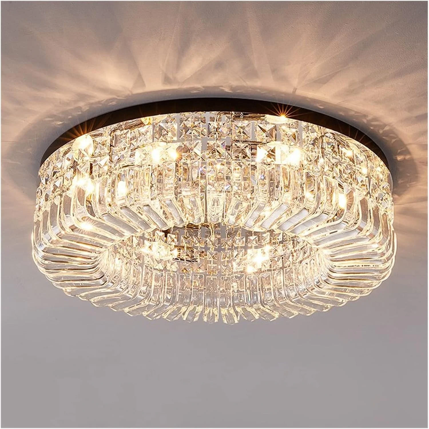 لوستر مدرن LED، چراغ سقفی LED مشکی طلایی مناسب برای اتاق خواب، اتاق نشیمن، اتاق غذاخوری، آشپزخانه، لوستر کریستالی سقفی، دکور راهرو، LED مدرن، مشکی-d60cm لوستر مدرن LED، چراغ سقفی LED مشکی طلایی مناسب برای اتاق خواب، اتاق نشیمن، اتاق غذاخوری، آشپزخانه، لوستر کریستالی سقفی، دکور راهرو، LED مدرن، مشکی-d60cm