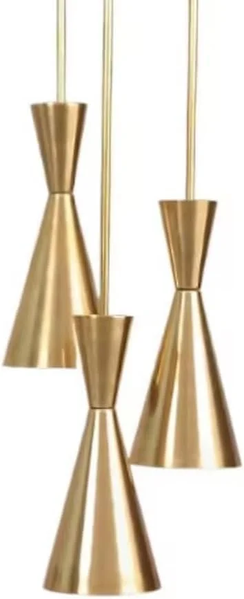 لوستر آویز سقفی برنجی آبشاری مدرن اواسط قرن