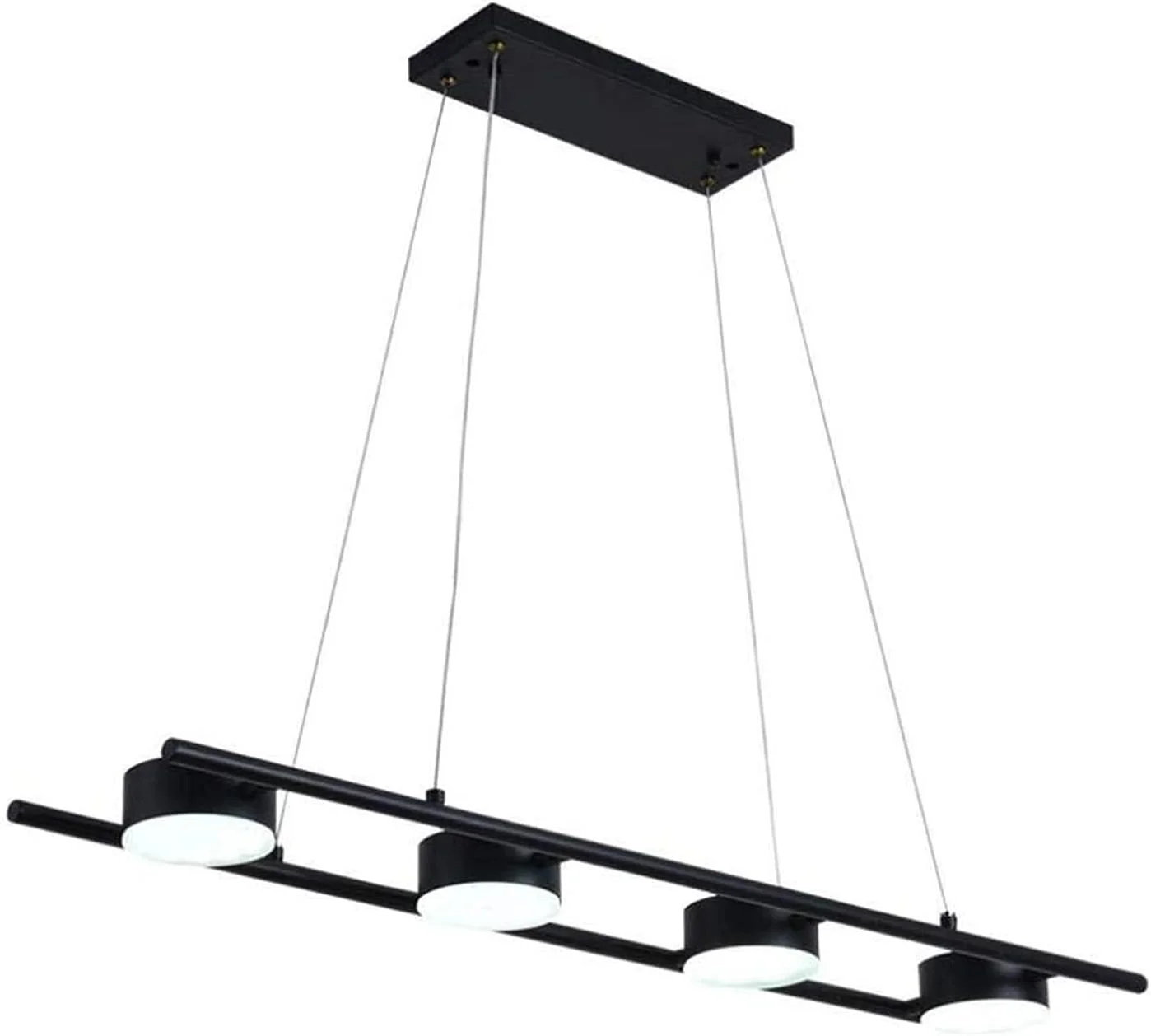 چراغ سقفی، چراغ آویز مدرن ال ای دی L93cm مناسب اتاق ناهارخوری، اتاق مطالعه، اتاق نشیمن، دفتر کار، چراغ آویز 4 سر مشکی آهنی، چراغ آویز با سایه قابل چرخش 360 درجه 28 وات نور سفید چراغ سقفی، چراغ آویز مدرن ال ای دی L93cm مناسب اتاق ناهارخوری، اتاق مطالعه، اتاق نشیمن، دفتر کار، چراغ آویز 4 سر مشکی آهنی، چراغ آویز با سایه قابل چرخش 360 درجه 28 وات نور سفید