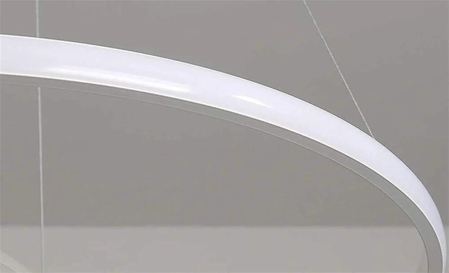 چراغ سقفی، چراغ آویز دایره ای LED با قابلیت تنظیم نور، قطر 60 سانتی متر، چراغ آویز آکریلیک آهنی سفید، چراغ آویز طراحی شیک اتاق نشیمن رستوران با کنترل از راه دور 40 وات 3000-6000K چراغ سقفی، چراغ آویز دایره ای LED با قابلیت تنظیم نور، قطر 60 سانتی متر، چراغ آویز آکریلیک آهنی سفید، چراغ آویز طراحی شیک اتاق نشیمن رستوران با کنترل از راه دور 40 وات 3000-6000K