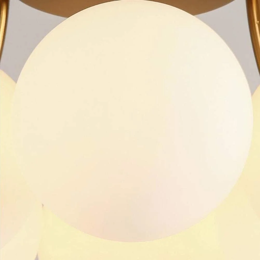 چراغ سقفی روکار با بازوهای قابل تنظیم، طراحی مدرن اواسط قرن، لوستر سقفی طلایی برس خورده، دکور مدرن