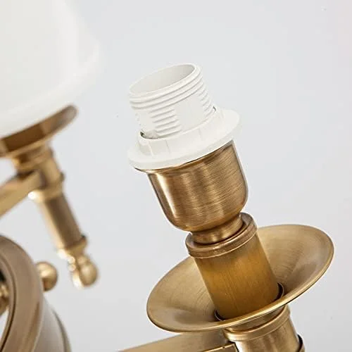 چراغ دیواری اتاق خواب، شمعدان دیواری، لوستر گرد تمام مسی سازگار با اتاق خواب، آشپزخانه، اتاق غذاخوری، اتاق نشیمن، لوستر سقفی برنزی مدرن (رنگ: 3 چراغ) چراغ دیواری اتاق خواب، شمعدان دیواری، لوستر گرد تمام مسی سازگار با اتاق خواب، آشپزخانه، اتاق غذاخوری، اتاق نشیمن، لوستر سقفی برنزی مدرن (رنگ: 3 چراغ)